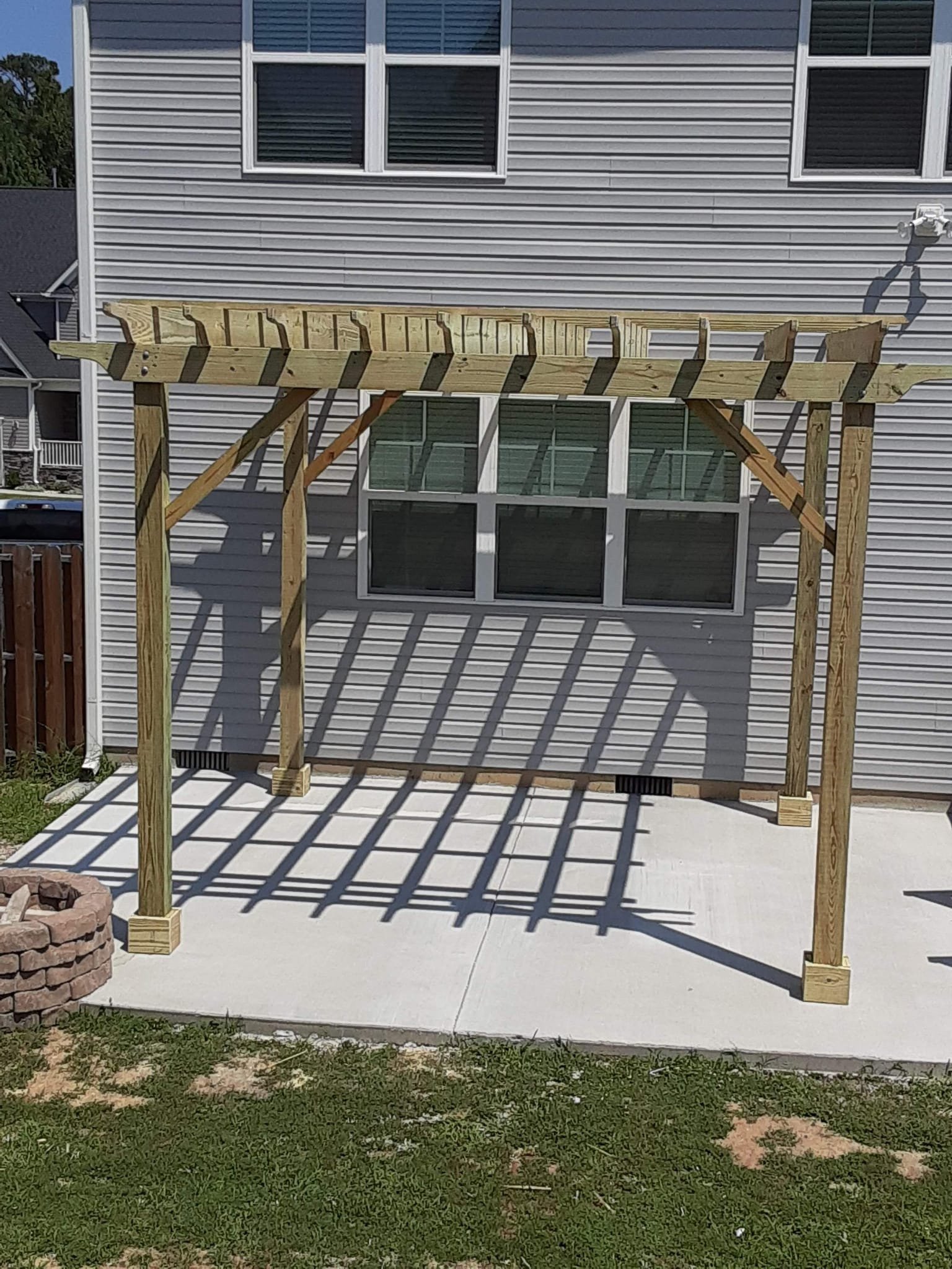 Custom Pergola in NC